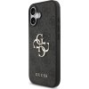 Guess PU 4G Metal Logo Zadný Kryt pre iPhone 17 Grey