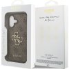 Guess PU 4G Metal Logo Zadný Kryt pre iPhone 17 Brown