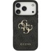 Guess PU 4G Metal Logo Zadný Kryt pre iPhone 17 Pro Grey