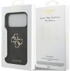 Guess PU 4G Metal Logo Zadní Kryt pro iPhone 17 Pro Max Grey