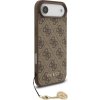 Guess 4G Charm MagSafe Zadní Kryt pro iPhone Air Tone on Tone Brown