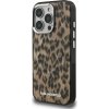 Karl Lagerfeld IML Leopard MagSafe Zadní Kryt pro iPhone 16 Pro Brown