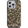 Karl Lagerfeld IML Leopard MagSafe Zadní Kryt pro iPhone 16 Pro Brown