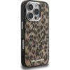 Karl Lagerfeld IML Leopard MagSafe Zadní Kryt pro iPhone 16 Pro Brown