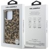 Karl Lagerfeld IML Leopard MagSafe Zadní Kryt pro iPhone 16 Pro Brown