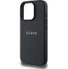 Guess PU Grained Classic Logo MagSafe Zadní Kryt pro iPhone 16 Pro Black