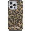 Karl Lagerfeld IML Leopard MagSafe Zadný Kryt pre iPhone 16 Pro Max Brown