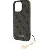 Guess 4G Charm Zadný Kryt pre iPhone 16 Pro Max Tone on Tone Brown