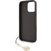 Guess 4G Charm Zadní Kryt pro iPhone 16 Pro Max Tone on Tone Brown