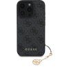 Guess 4G Charm Zadný Kryt pre iPhone 16 Pro Max Tone on Tone Grey