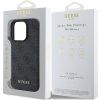Guess 4G Charm Zadný Kryt pre iPhone 16 Pro Max Tone on Tone Grey