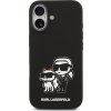 Karl Lagerfeld Liquid Silicone K&CH Sketch MagSafe Zadní Kryt pro iPhone 17 Black