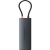 Baseus Metal Gleam II Series 10v1 USB-C HUB Dokovací Stanice Cosmic Black