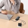 Baseus Metal Gleam II Series 10v1 USB-C HUB Dokovací Stanice Cosmic Black