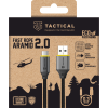 Tactical Fast Rope Aramid 2.0 Kábel USB-A/USB-C 0.3m