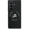 Karl Lagerfeld PU Karl and Choupette Heads Magnetic Zadní Kryt pro Samsung Galaxy Z Fold 7 Black
