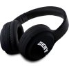 DKNY PU Leather Arch Logo Bezdrátová Sluchátka Black
