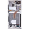 LCD display + Dotyk + Přední kryt Samsung S908B Galaxy S22 Ultra Phantom White (Service Pack)