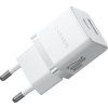 Baseus Palm Rýchla Nabíjačka USB-A + USB-C 20W Biela