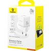Baseus Palm Fast Nabíječka USB-A + USB-C 20W White