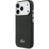 Lacoste Iconic Petit Pique Metal Logo MagSafe Zadní Kryt pro iPhone 17 Pro Max Black