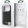 Lacoste Iconic Petit Pique Metal Logo MagSafe Zadní Kryt pro iPhone 17 Pro Max Black