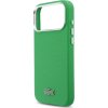 Lacoste Iconic Petit Pique Metal Logo MagSafe Zadní Kryt pro iPhone 17 Pro Max Green