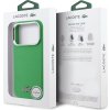 Lacoste Iconic Petit Pique Metal Logo MagSafe Zadní Kryt pro iPhone 17 Pro Max Green
