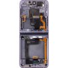 LCD display + Dotyk + Přední Kryt Samsung F721 Galaxy Z Flip 4 5G Bora Purple (Service Pack)