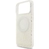 Guess IML Flowers Allover Strap MagSafe Zadní Kryt pro iPhone 17 Pro Max White
