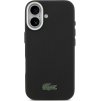 Lacoste PVC Iconic Petit Pique Metal Logo MagSafe Zadní Kryt pro iPhone 17 Black