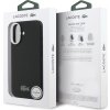 Lacoste PVC Iconic Petit Pique Metal Logo MagSafe Zadní Kryt pro iPhone 17 Black