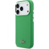 Lacoste PVC Iconic Petit Pique Metal Logo MagSafe Zadní Kryt pro iPhone 17 Pro Green