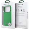 Lacoste PVC Iconic Petit Pique Metal Logo MagSafe Zadní Kryt pro iPhone 17 Pro Green