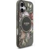 Guess IML Flowers Strap MagSafe Zadní Kryt pro iPhone 17 Black