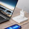 Dudao A14EUC PD 20W USB-C nástenná nabíjačka s káblom - biela