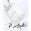 Dudao A14EUC PD 20W USB-C nástenná nabíjačka s káblom - biela