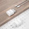 Dudao A14EUC PD 20W USB-C nástenná nabíjačka s káblom - biela