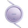 USB Cable Baseus Free2Pull USB-C to iP 20W 1m (purple)