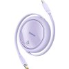 USB Cable Baseus Free2Pull USB-C to iP 20W 1m (purple)