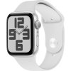 OBAL:ME Silikonový Řemínek pro Apple Watch 38-41mm S-M White