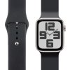 OBAL:ME Silikonový Řemínek pro Apple Watch 42-49mm M-L Black