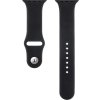 OBAL:ME Silikonový Řemínek pro Apple Watch 42-49mm M-L Black