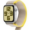 OBAL:ME Textilní Řemínek pro Apple Watch 42-49mm M-L Beige/Yellow