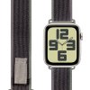 OBAL:ME Textilní Řemínek pro Apple Watch 42-49mm M-L Grey/Green