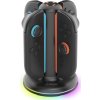iPega SW2052 Nabíjecí Stanice s RGB pro JoyCon Ovladače Nintendo Switch 2 Black (Pošk. Balení)