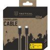 Tactical Smooth Thread Kábel USB-C/USB-C 1m Čierny