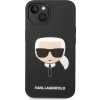 Karl Lagerfeld Liquid Silicone Karl Head Zadní Kryt pro iPhone 14 Plus Black
