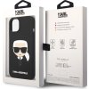 Karl Lagerfeld Liquid Silicone Karl Head Zadní Kryt pro iPhone 14 Plus Black