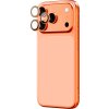 Sklo pro objektiv fotoaparátu AmazingThing AR Sapphire pro iPhone 17 Pro / Pro Max - s oranžovým rámečkem
